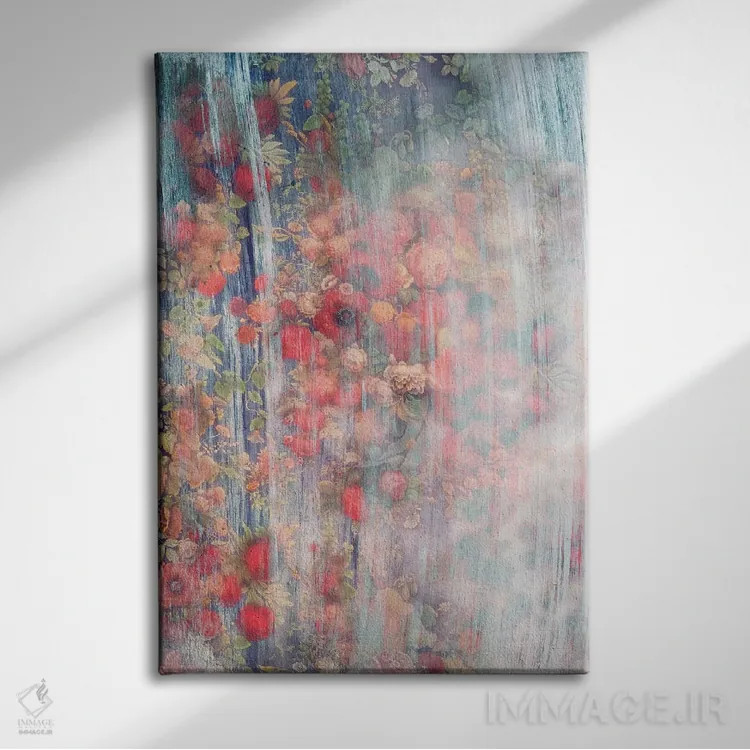 تابلو پرپشت و سرسبز اثر ایمی استوارت - نمای روبهرو روی دیوار