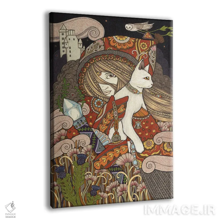 تابلو شخص بینا (آیندهبین) اثر آنیتا اینوراریتی - نمای پرسپکتیو محصول