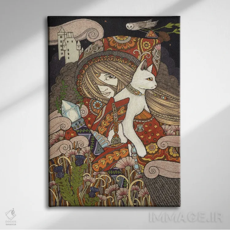 تابلو شخص بینا (آیندهبین) اثر آنیتا اینوراریتی - نمای روبهرو روی دیوار