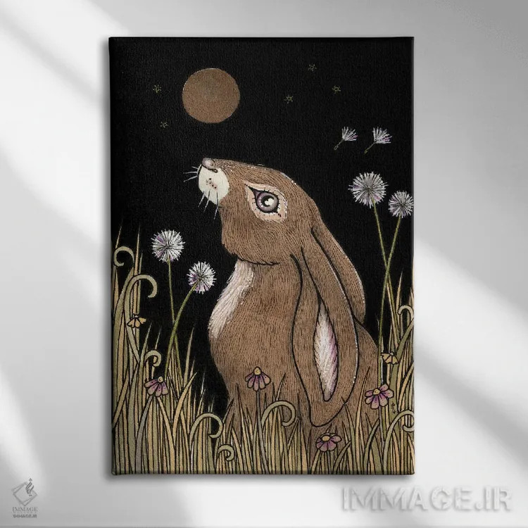 تابلو مورشن کوچک (wee: کوچک، عبارت اسکاتلندی) اثر آنیتا اینوراریتی - نمای روبهرو روی دیوار