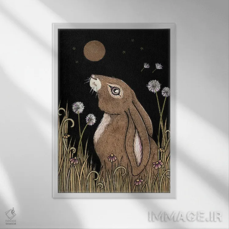 تابلو مورشن کوچک (wee: کوچک، عبارت اسکاتلندی) اثر آنیتا اینوراریتی - نمای قابدار سفید