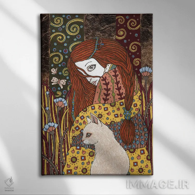 تابلو سرس (ربالنوع کشاورزی یا سیاره کوتوله) اثر آنیتا اینوراریتی - نمای روبهرو روی دیوار