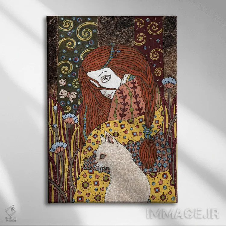 تابلو سرس (ربالنوع کشاورزی یا سیاره کوتوله) اثر آنیتا اینوراریتی - نمای روبهرو روی دیوار