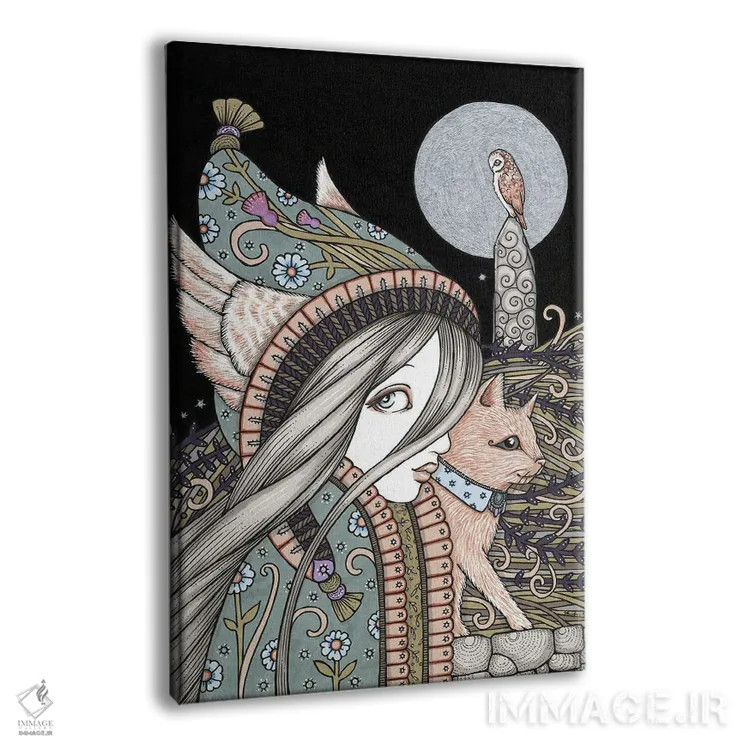 تابلو موجودات شب اثر آنیتا اینوراریتی - نمای پرسپکتیو محصول