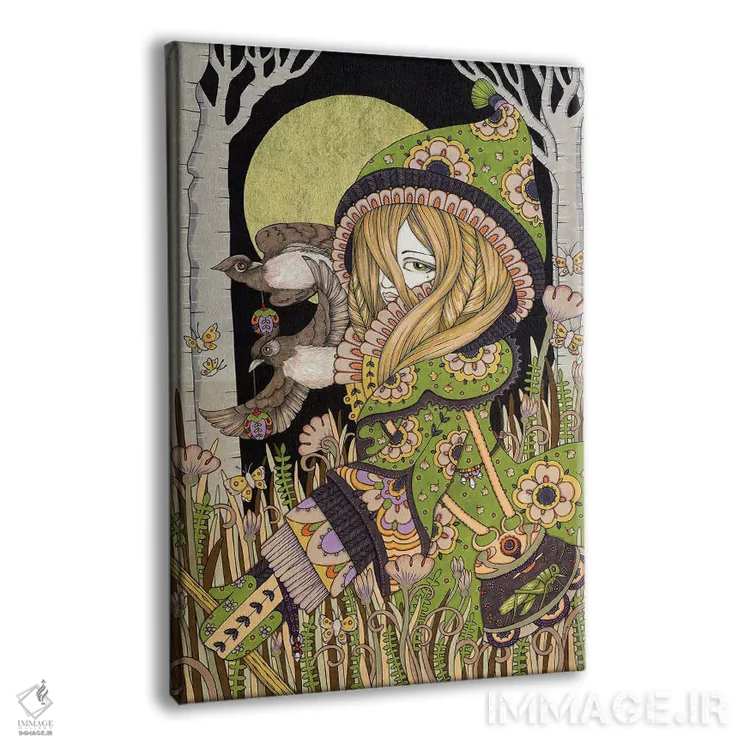 تابلو آسایش و شادی اثر آنیتا اینوراریتی - نمای پرسپکتیو محصول