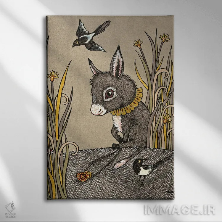 تابلو دلیله (نام کتاب مقدس/شخصیت) اثر آنیتا اینوراریتی - نمای روبهرو روی دیوار