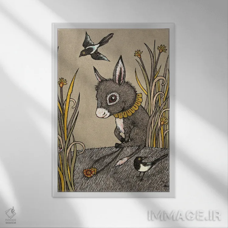 تابلو دلیله (نام کتاب مقدس/شخصیت) اثر آنیتا اینوراریتی - نمای قابدار سفید