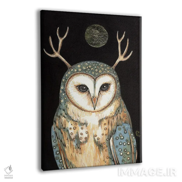 تابلو روح جغد اثر آنیتا اینوراریتی - نمای پرسپکتیو محصول