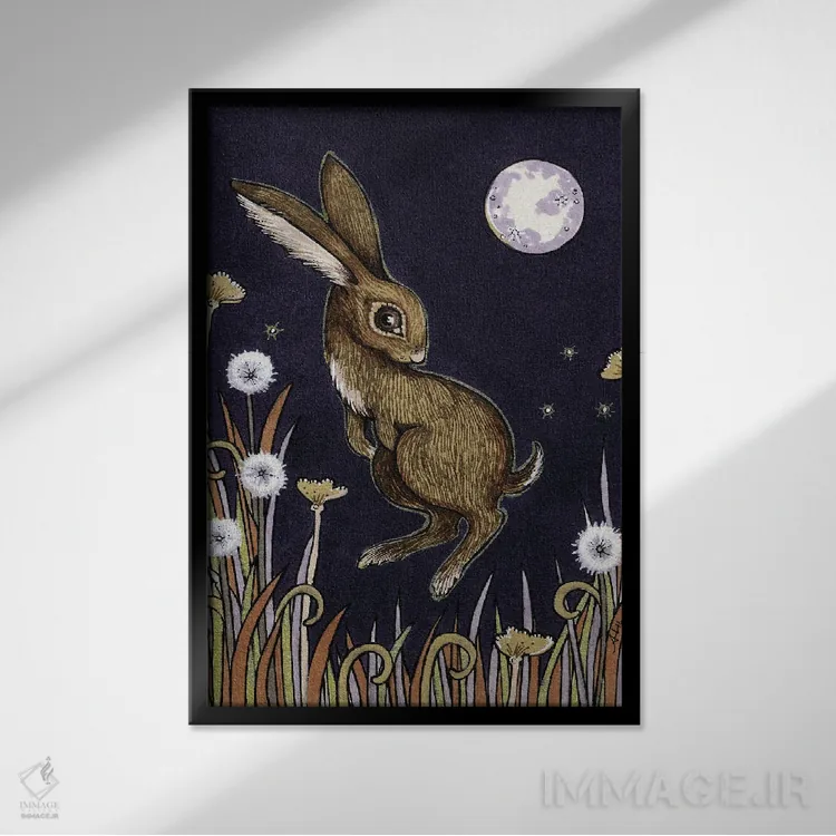 تابلو لوییس (نام شخص یا جزیره) اثر آنیتا اینوراریتی - نمای قابدار مشکی