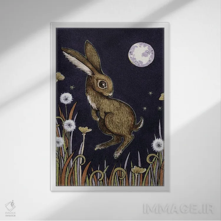 تابلو لوییس (نام شخص یا جزیره) اثر آنیتا اینوراریتی - نمای قابدار سفید