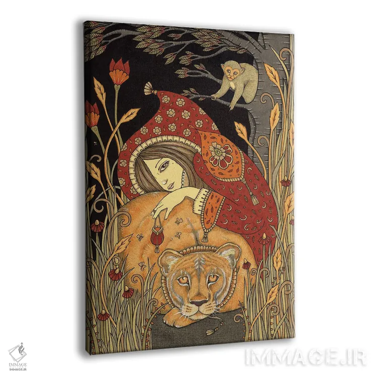 تابلو نگهبان طبیعت وحشی اثر آنیتا اینوراریتی - نمای پرسپکتیو محصول