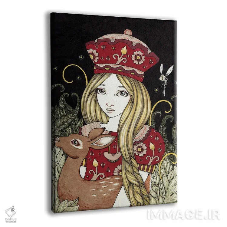 تابلو ملکه آلیس اثر آنیتا اینوراریتی - نمای پرسپکتیو محصول