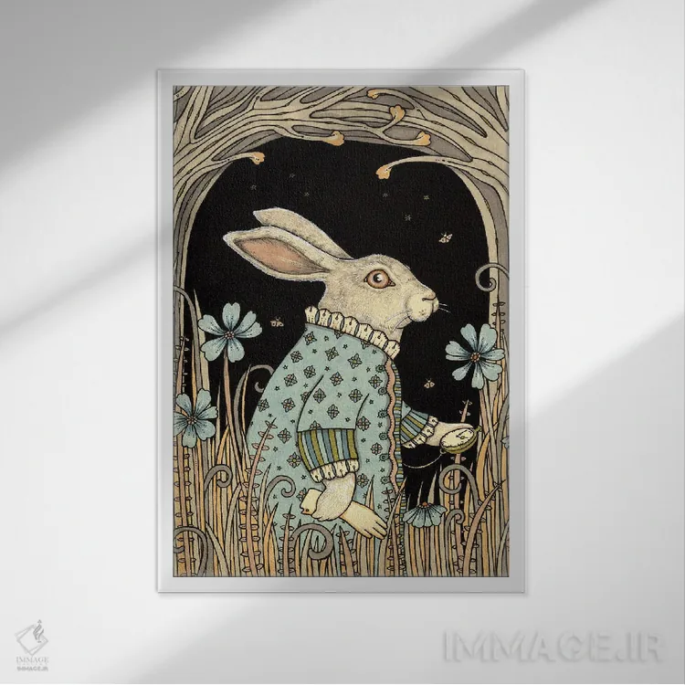 تابلو تا ابدیت چقدر طول میکشد اثر آنیتا اینوراریتی - نمای قابدار سفید