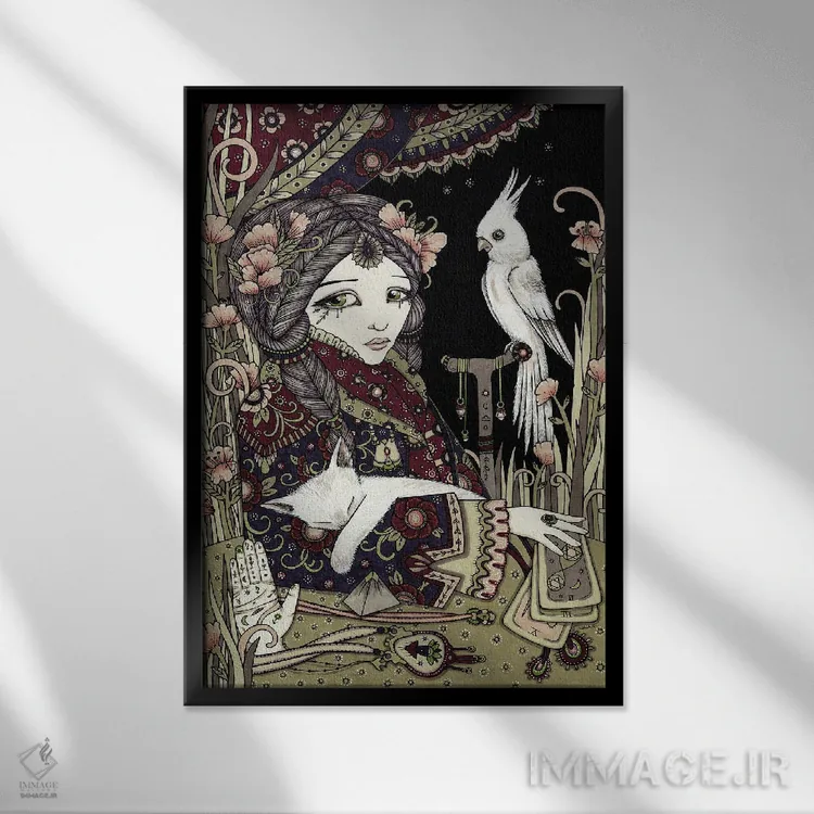 تابلو رُم (ایتالیا) اثر آنیتا اینوراریتی - نمای قابدار مشکی