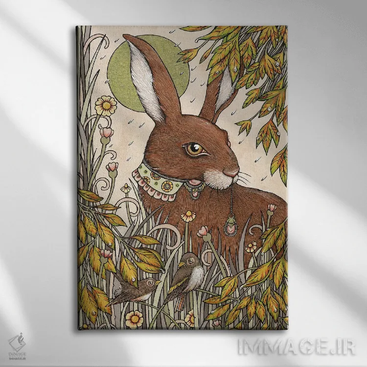 تابلو پناهگاه اثر آنیتا اینوراریتی - نمای روبهرو روی دیوار