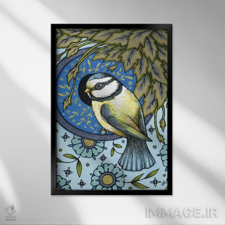 تابلو بازگشت سالم اثر آنیتا اینوراریتی - نمای قابدار مشکی