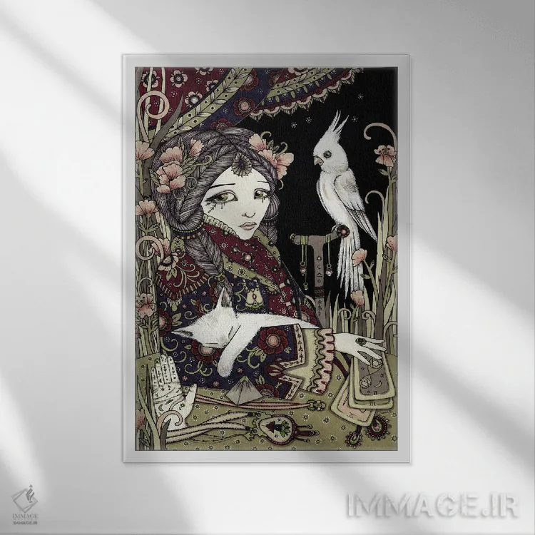 تابلو رُم (ایتالیا) اثر آنیتا اینوراریتی - نمای قابدار سفید