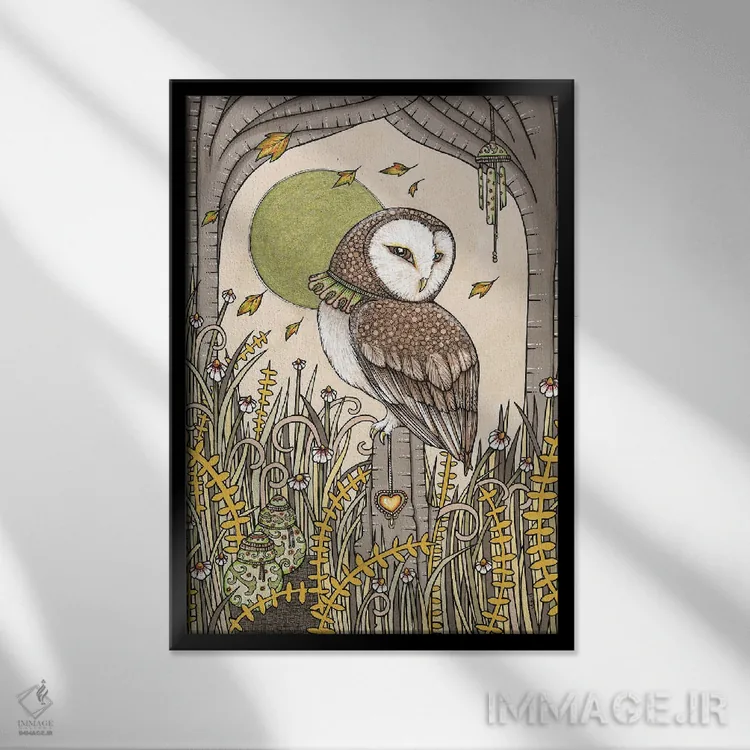 تابلو زیارتگاه اثر آنیتا اینوراریتی - نمای قابدار مشکی