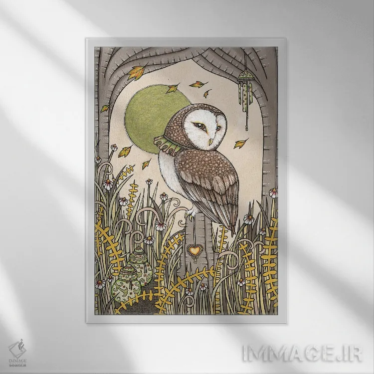 تابلو زیارتگاه اثر آنیتا اینوراریتی - نمای قابدار سفید