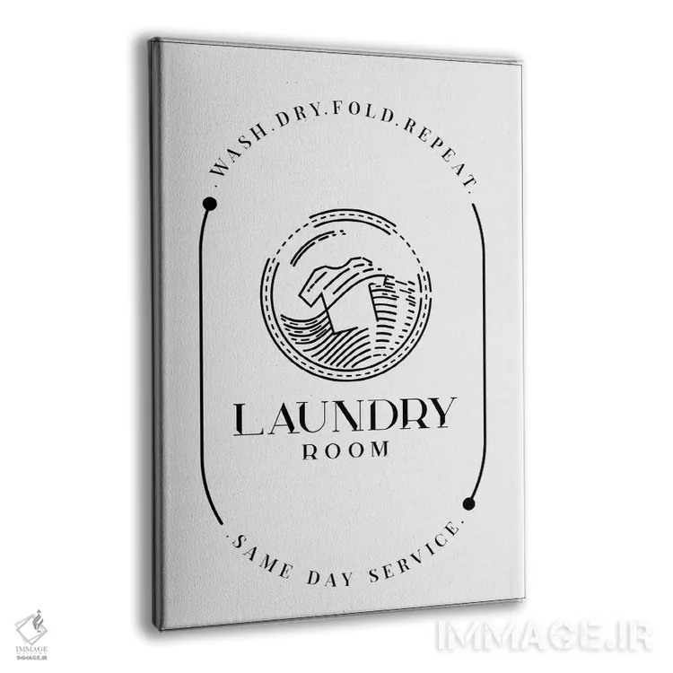 تابلو اتاق رختشویی اثر آندریا جیسید - نمای پرسپکتیو محصول