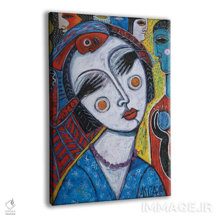 تابلو عشق خاموش - راست اثر آسایزا - نمای پرسپکتیو محصول