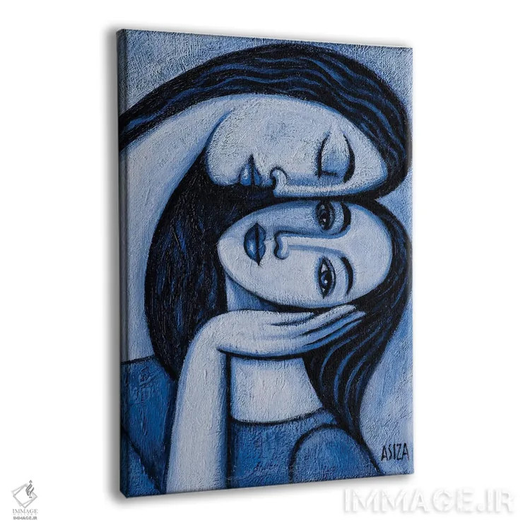 تابلو مهرورزی ۲ اثر آسایزا - نمای پرسپکتیو محصول