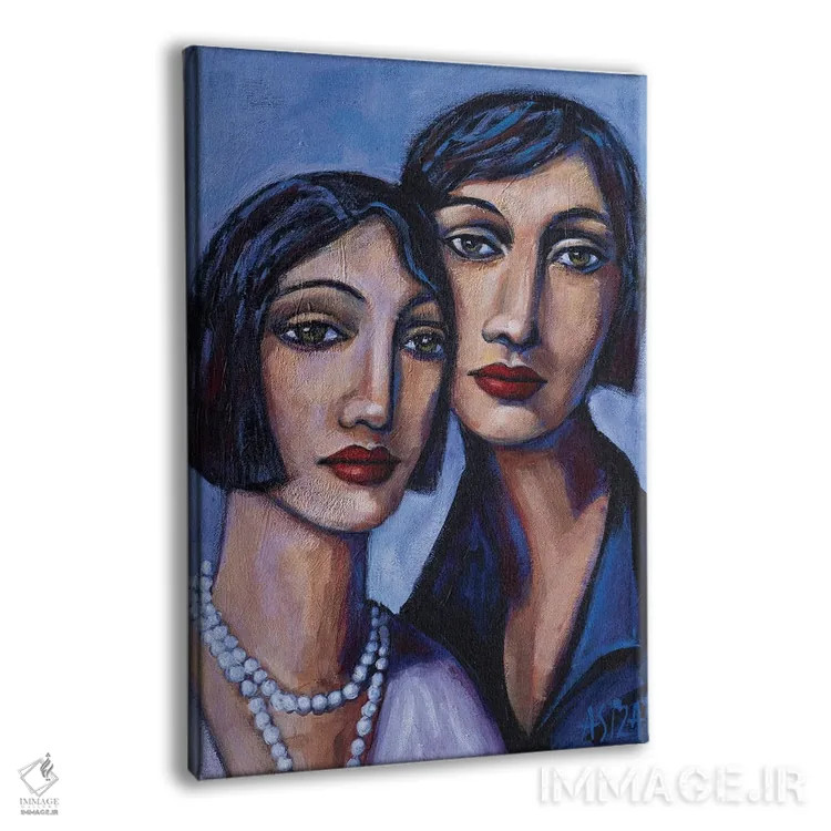 تابلو شانهبهشانه اثر آسایزا - نمای پرسپکتیو محصول