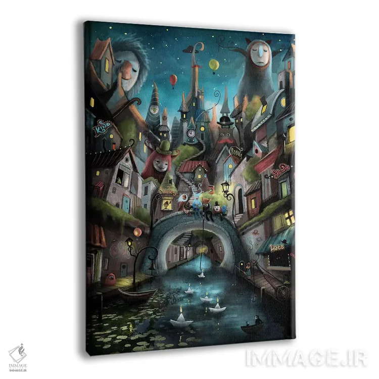 تابلو نوکقلهها اثر الکساندر یانسون - نمای پرسپکتیو محصول