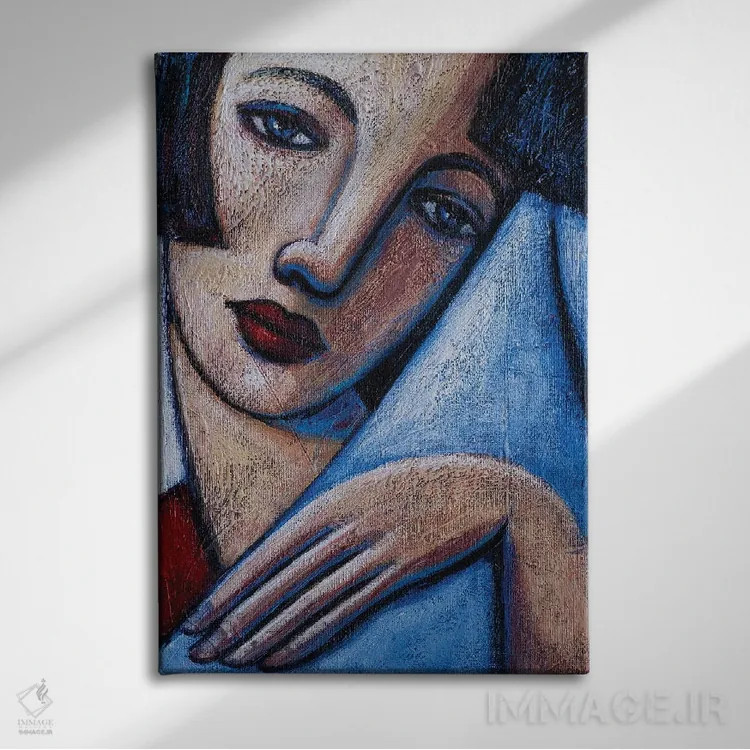 تابلو نزدیک من اثر آسایزا - نمای روبهرو روی دیوار