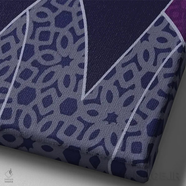 تابلو ملانکولیا (افسردگی یا مالیخولیا) اثر آسایزا - نمای نزدیک بافت بوم