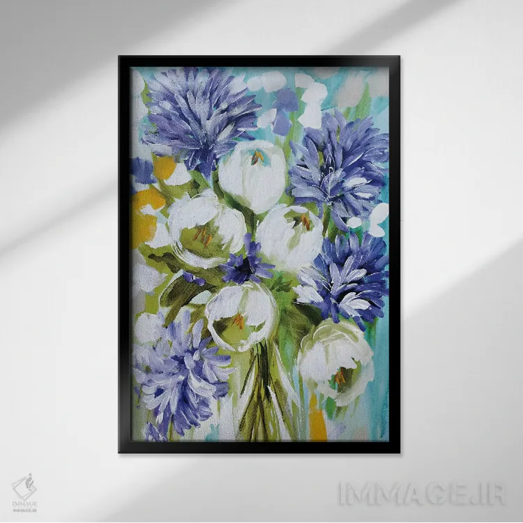 تابلو درخشش تابستانی اثر آماندا جی. بروکس - نمای قابدار مشکی