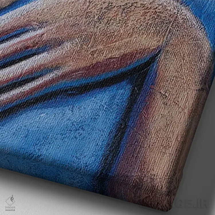 تابلو نزدیک من اثر آسایزا - نمای نزدیک بافت بوم