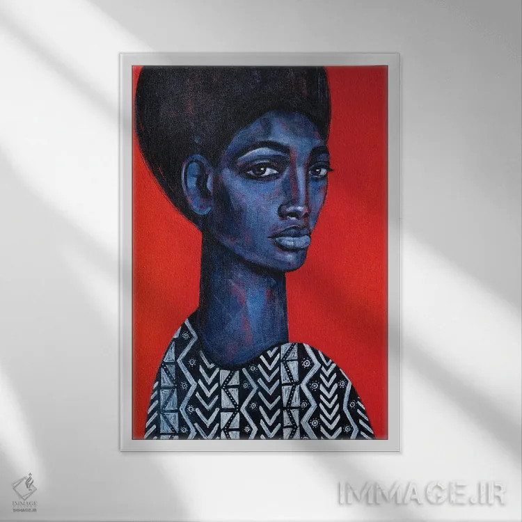 تابلو والری (نام خاص) اثر آسایزا - نمای قابدار سفید