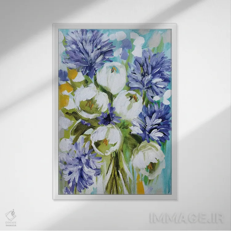 تابلو درخشش تابستانی اثر آماندا جی. بروکس - نمای قابدار سفید