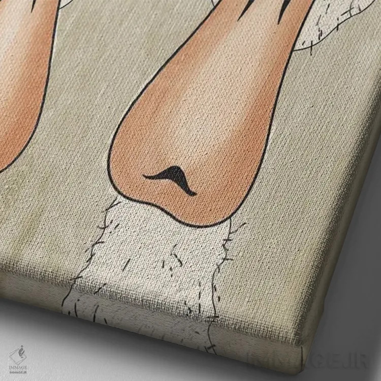 تابلو بهار خانه روستایی اثر آندریا جیسید - نمای نزدیک بافت بوم