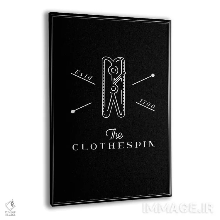 تابلو رختشویی اثر آندریا جیسید - نمای پرسپکتیو محصول