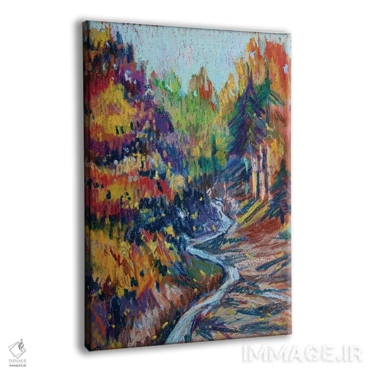 تابلو پاییز در جنگل اثر الکساندرا جاگودا - نمای پرسپکتیو محصول