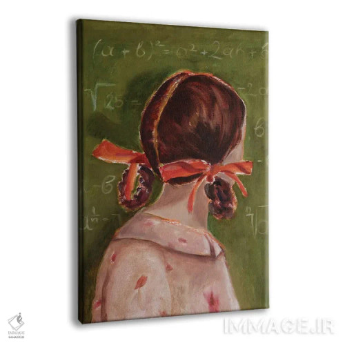 تابلو پای تخته سیاه اثر الکساندرا جاگودا - نمای پرسپکتیو محصول