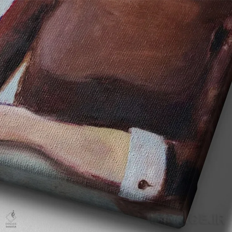 تابلو پَر تازه امید اثر الکساندرا جاگودا - نمای نزدیک بافت بوم