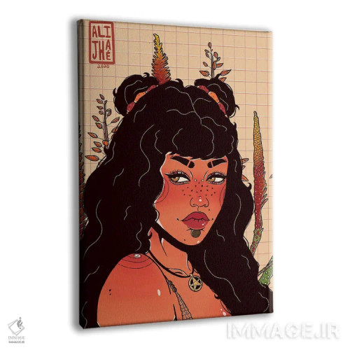 تابلو بیابان سرخ اثر علیجاه وست - نمای پرسپکتیو محصول