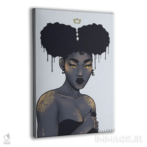 تابلو قدرت سیاه (جنبش حقوق مدنی) اثر علیجاه وست - نمای پرسپکتیو محصول