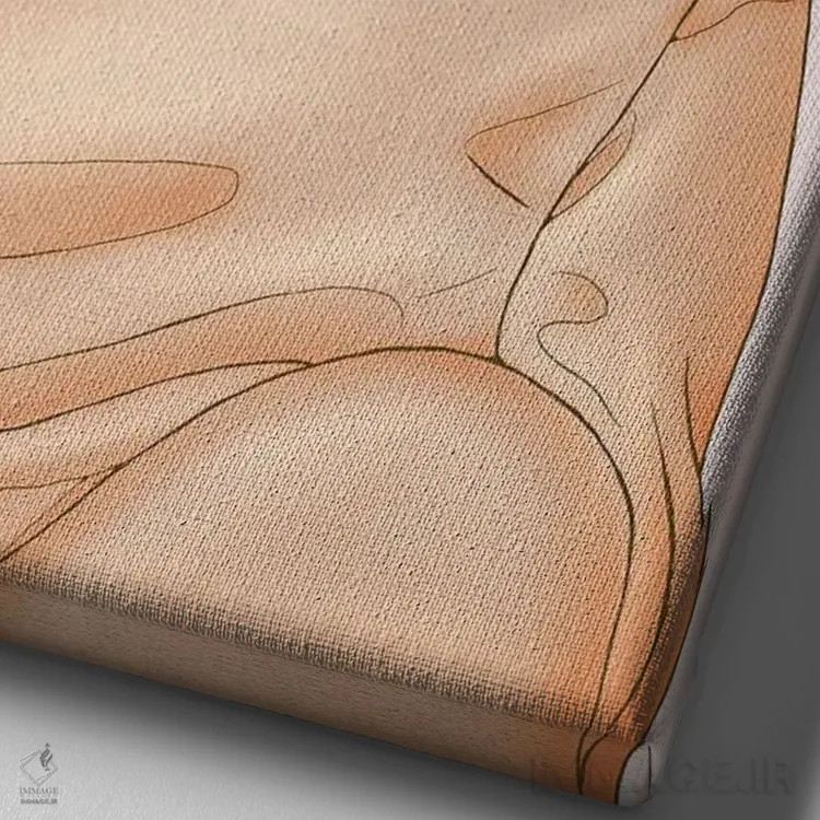 تابلو اندیشهها اثر علیجاه وست - نمای نزدیک بافت بوم