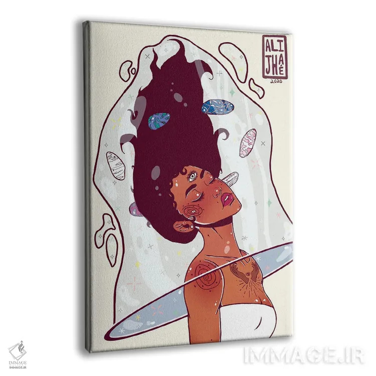 تابلو شفافیت اثر علیجاه وست - نمای پرسپکتیو محصول