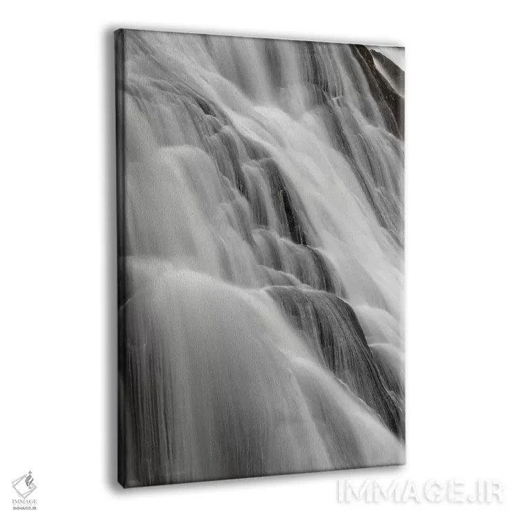 تابلو جزئیات آبشار گیبون، رودخانه گیبون، پارک ملی یلواستون، مونتانا، وایومینگ اثر آدام جونز - نمای پرسپکتیو محصول