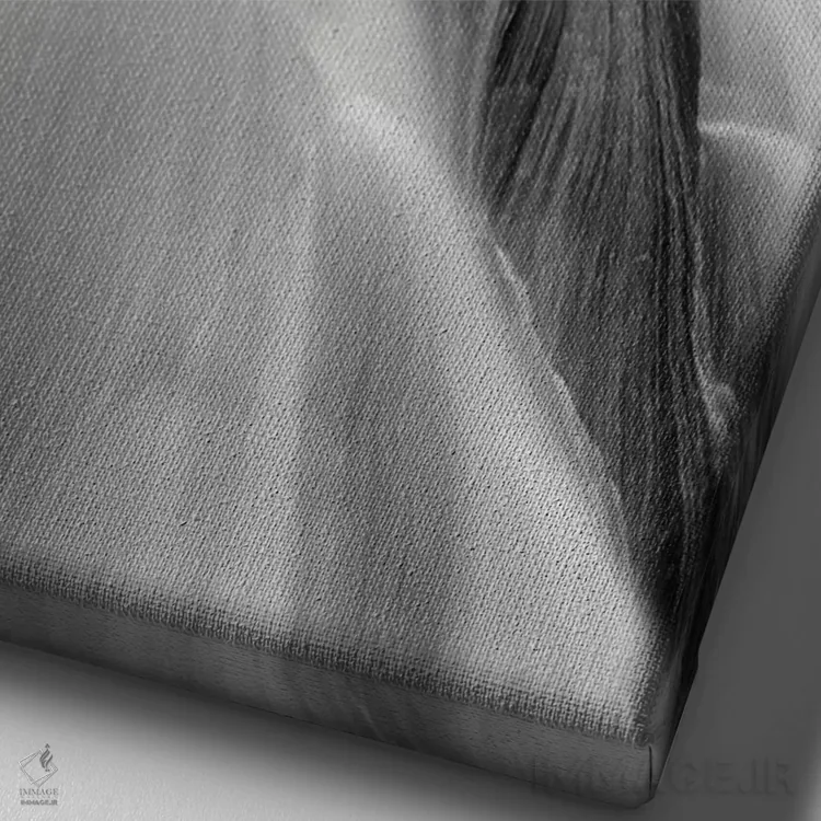 تابلو جزئیات آبشار گیبون، رودخانه گیبون، پارک ملی یلواستون، مونتانا، وایومینگ اثر آدام جونز - نمای نزدیک بافت بوم