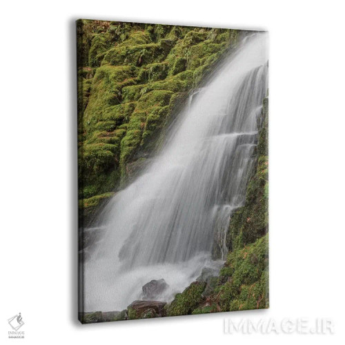 تابلو آبشار وایت برنچ، کوههای کسکیدز اورگن (۱) اثر آدام جونز - نمای پرسپکتیو محصول