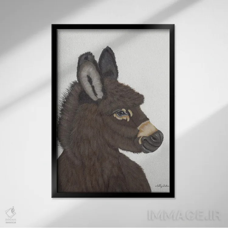 تابلو آرچی (نام) اثر اشلی جاستیس - نمای قابدار مشکی