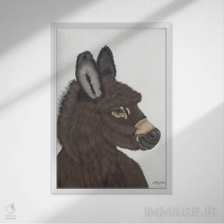 تابلو آرچی (نام) اثر اشلی جاستیس - نمای قابدار سفید