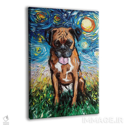 تابلو شب دوم باکسر اثر آجا تریر - نمای پرسپکتیو محصول