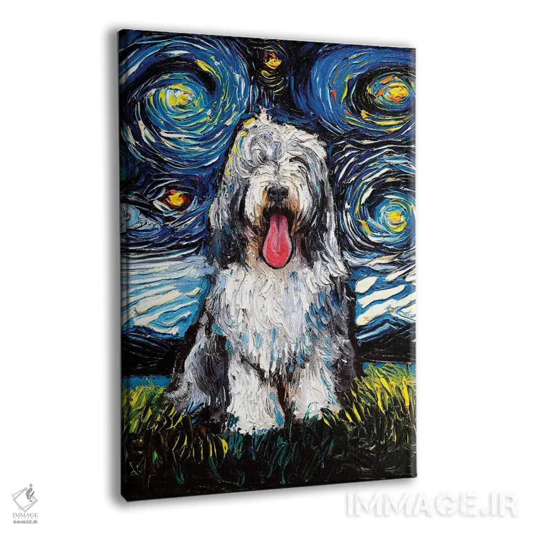 تابلو شب کولی ریشدار اثر آجا تریر - نمای پرسپکتیو محصول